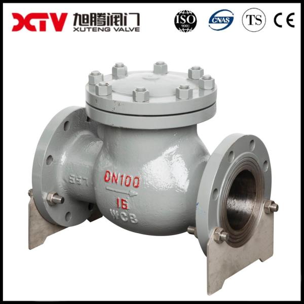 Pedido personalizado ANSI 150lb válvula de retenção de balanço industrial em aço inoxidável