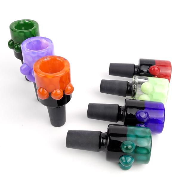 Adult Smoking Water Pipe Accessories Heady Oil Rig Glass Bowls Multi Design