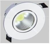 Waterproof IP65 Led Cob Downlight , 7 Watt Recessed Led Bathroom Downlights