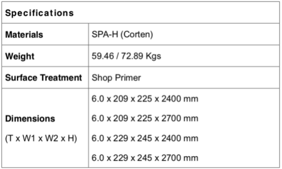 Esquina delantera de contenedor ISO personalizada y materiales de reparación de contenedores y accesorios de contenedor de alta resistencia