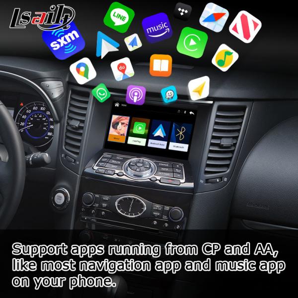 Подъем экрана Infiniti FX35 FX50 FX37 FX QX70 IT06 HD с беспроводным carplay автомобилем андроида