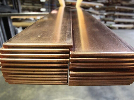 ASTM DIN Copper Row Decoiling Cutting Copper Flat Stock