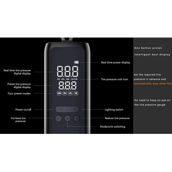 Keep Your Tires Inflated Anytime Anywhere with YANTU A33 Digital Automatic Tire Inflator