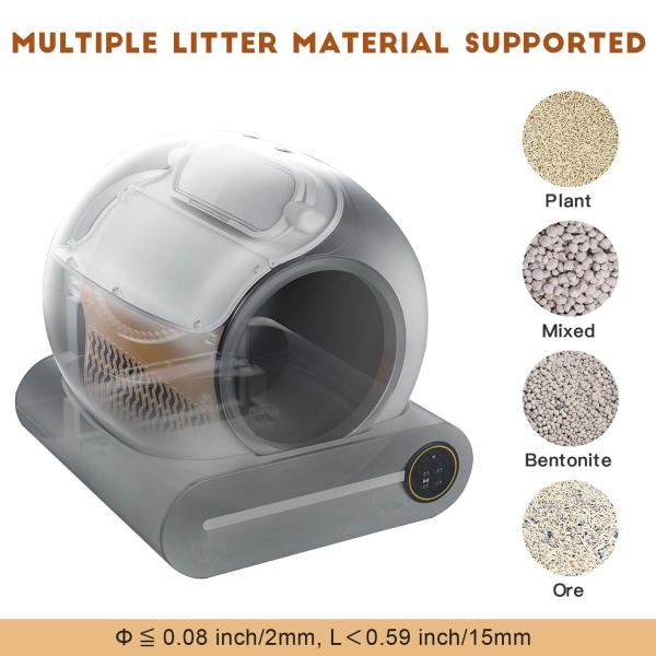 New Automatic Cat Litter Box Smart App Control Self Cleaning Litter Boxes Cat Sandbox Electronic Pet Toilet Cat Supplies