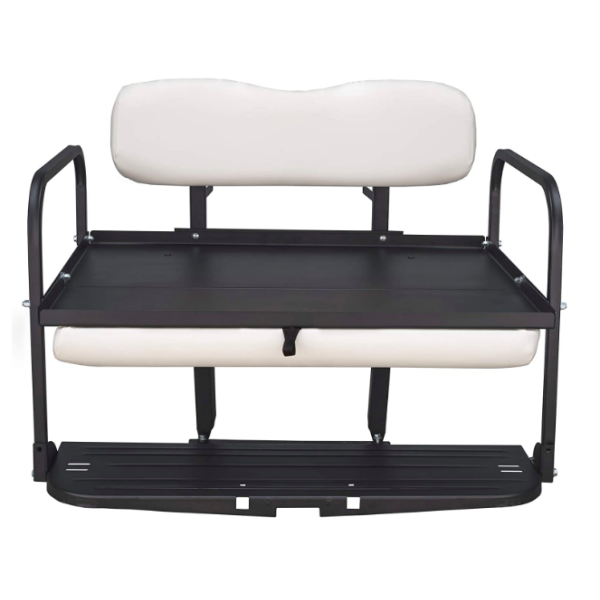 Golf Cart Rear Flip Seat Kit Flip Back Seat Material