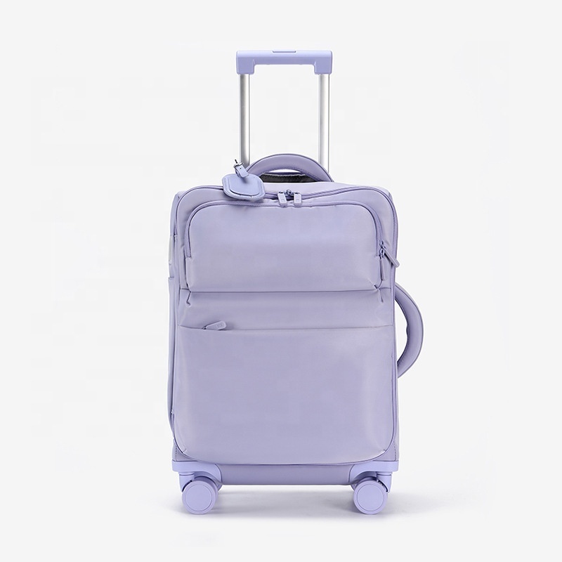 Women's 2025 New 20 Inch Ultra-Light Cloth Luggage Trolley Case with Spinner Caster 24 Inch Travel Password Boarding Case