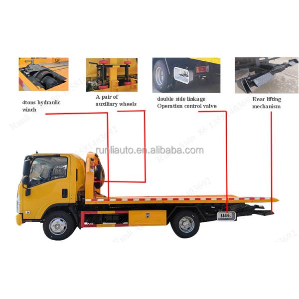 Dongfeng 4x2 5 Ton Tow Truck Wrecker Truck for Sale