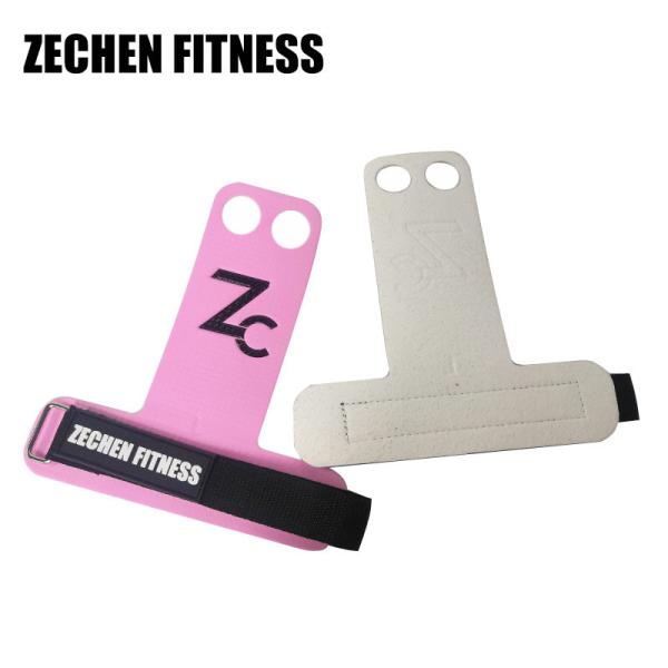 Gymnastics Palm Crossfit Carbon Fiber Hand Grips Pink 2mm Leather Fitness Gym For Women