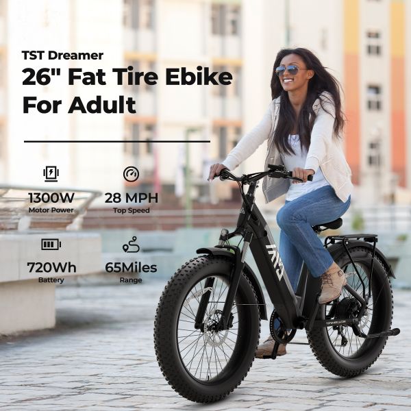 F612 F622 Fat Tire Ebike 750W Motor 7 Speed Hydraulic Disc Brake Fat Bike for Snow Beach City Mountain Bike