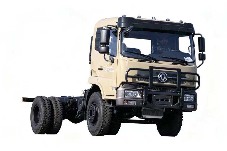 Heavy Duty Flat Cab Truck Chassis with Weichai Power for Overseas Modification