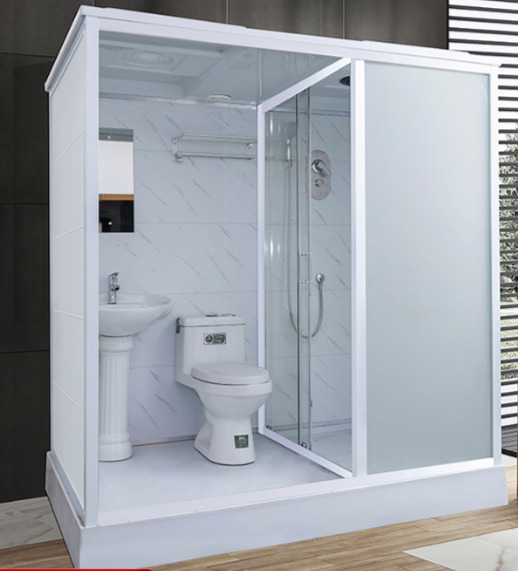 Waterproof Bathroom Shower Panel Impact Resistant Prefab Shower Room Scratch Resistant
