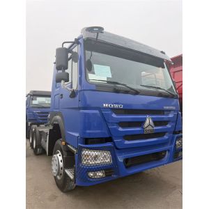 Used Heavy Duty 6x4 Truck Tractor 300L Fuel Tank WD615.47 371HP Engine