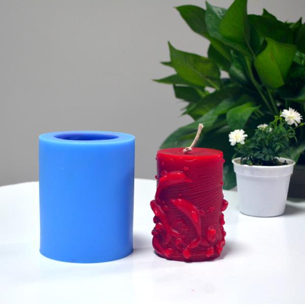 Прессформы свечи 3D прессформы свечи силикона формы дельфина устойчивые