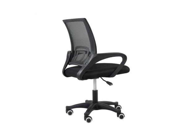 Metal Base Soft Seat Office Swivel Chair Height Adjustable