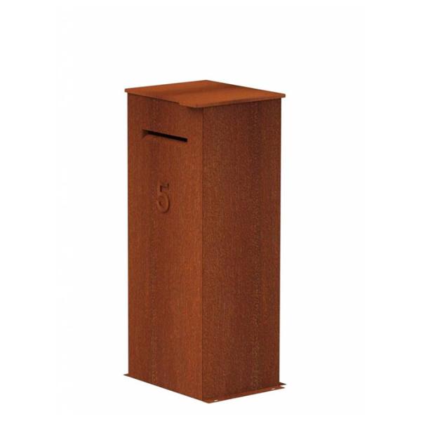 Weather-Resistant Apartment Complex Mailboxes Rustic Look Outdoor Decorations Modern Mail Box