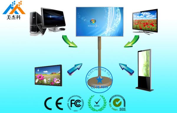 HD externos livram o tela táctil ereto 1080P do quiosque do Signage de Digitas para a escola