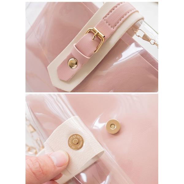 Сумка студня PVC ясности лета прозрачная