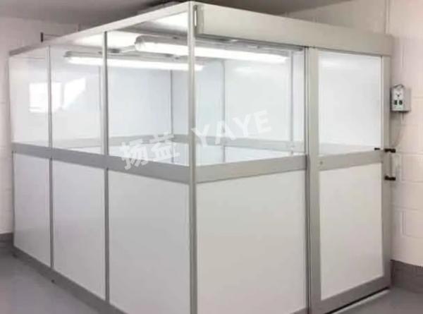 FFU Modular Clean Room 99.99% 0.3um Filter Prefab Clean Rooms