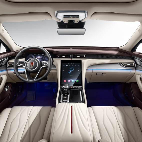 Coche de 4 asientos y 5 puertas con techo solar de alta velocidad Hongqi H5 Energy Technology