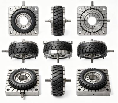Custom Rubber Tire Mold with Precision Tolerance and Durable Mold Core Materials for Industrial Applications