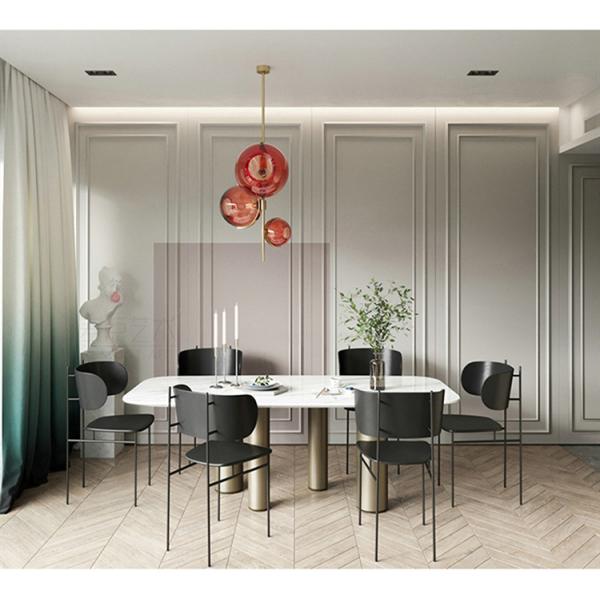 Nordic Pendant Lamp Postmodern Designer Red Glass Pendant Lights(WH-GP-169)