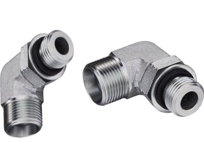 Hydraulic Fitting SAE 90 Degree Elbow with Adjustable Stud Ends and O-Ring Sealing