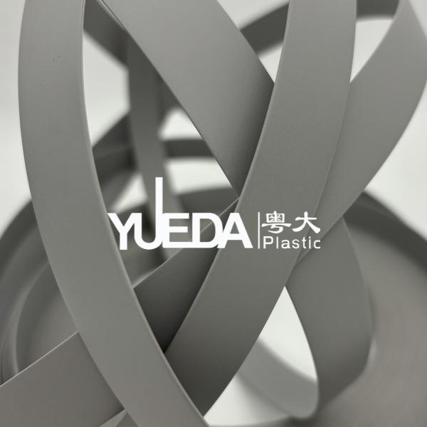 Waterproofing Grey Colored Edge Banding Simple Appearance Door / Table Edge Banding