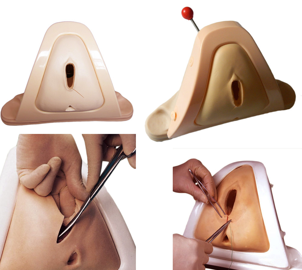 Medical Science Training Perineorrhaphy Stitching Model and Perineum Cutting Simulator