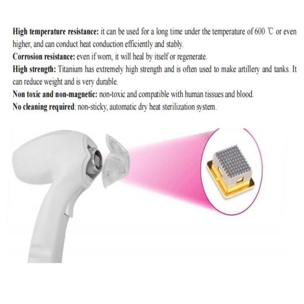 Белая портативная частичная машина удаления меток простирания Rf Microneedle
