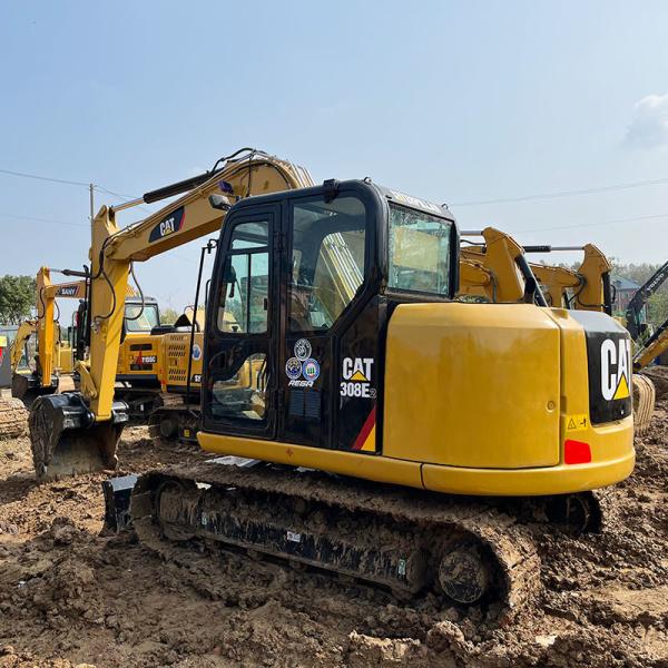 Used Caterpillar 308E2 Excavator 50kw Rated Power CATC3.3 DI Engine 0.31m³ Bucket Capacity