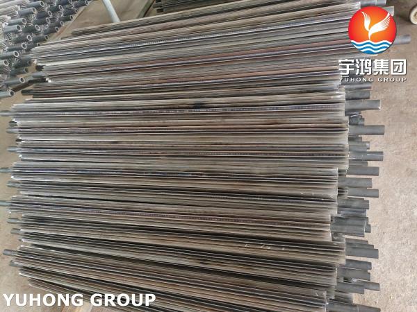 Tipo longitudinal de tubo con aletas ASTM A249 U-Bend para la industria petroquímica