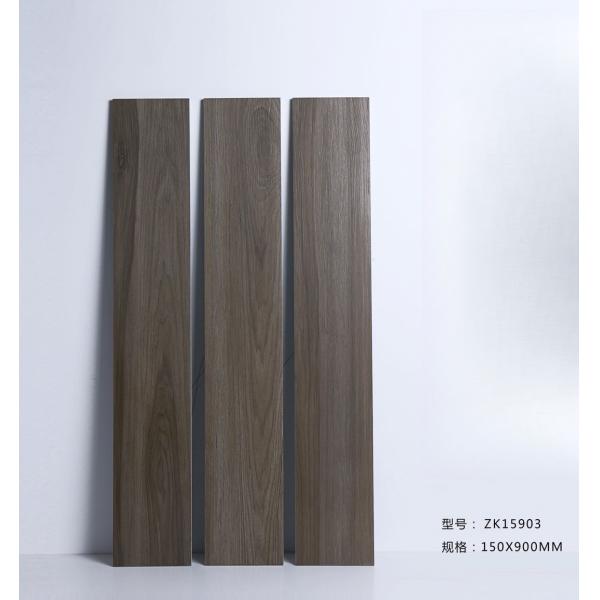 Soft Wood Porcelain Glazed Tiles 150X900MM For Interior Exterior Floors Walls