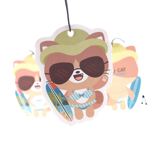 Long Lasting Hanging Car Perfume Paperboard Air Freshener