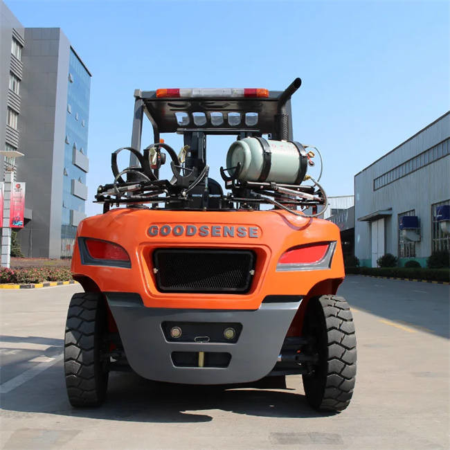 Gasoline Forklifts 5 Ton Triplex Mast Side Shifter New LPG Gas Forklift Original Japanese Engine