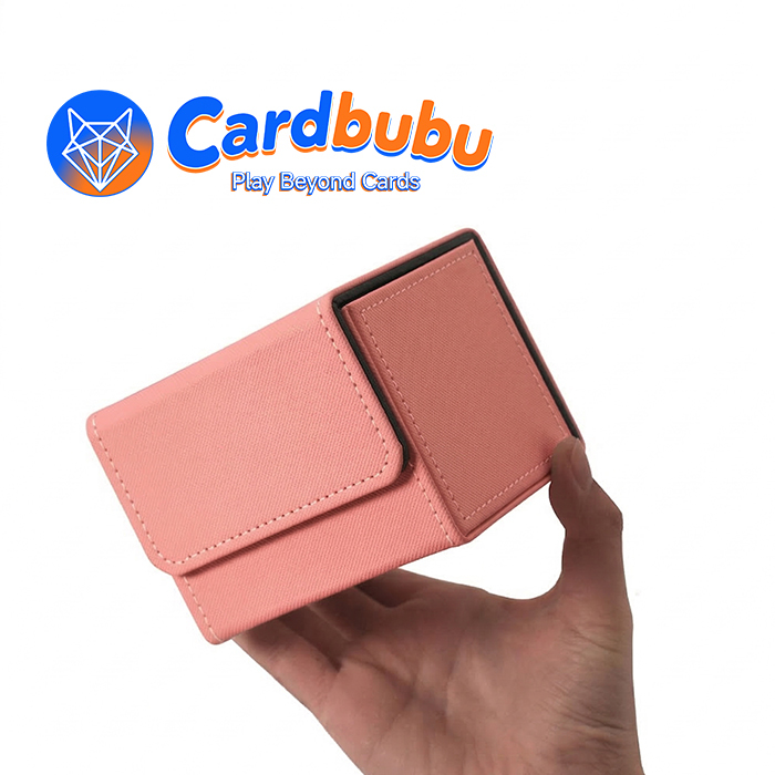 Luxury Custom Deck Box PU Leather 3.95inch Mtg Multi Deck Box