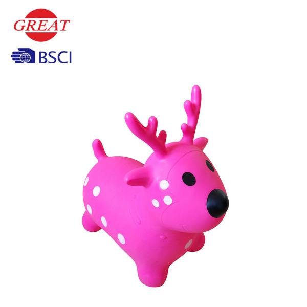 Ecofriendly PVC Animal Jumping Ball For 3 Ages Kids Meet EU Standard