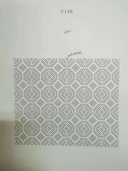 7000 Anti-Slip Carpet Back Dew Drop Coating Screen Dot Molding with Edring