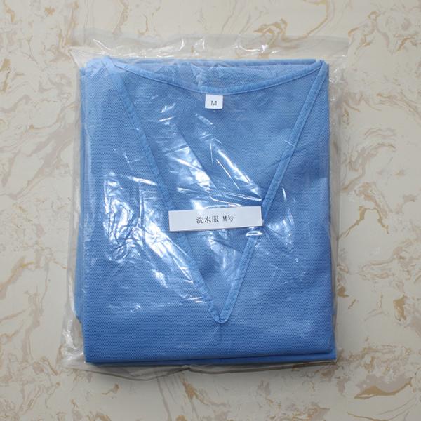 голубая устранимая больница 50gsm хирургическая Scrubs S/M/L/XL/XXL/XXXL/XXXXL
