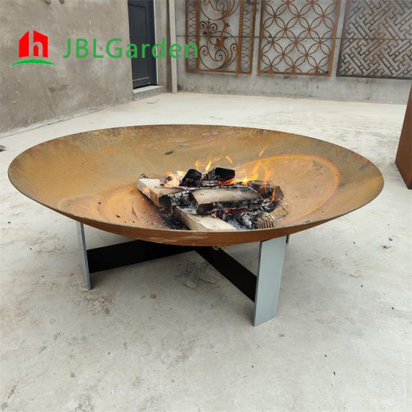 39,5 fogo de aço Pit Bowl Outdoor do metal do ferro fundido do OEM Corten