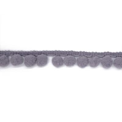 GM-45 cinza 2.5cm Pom Pom Trim For Curtains