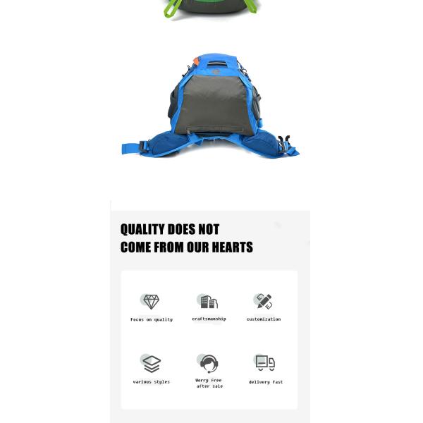 OEM 40L Mochilas deportivas de ocio, montaña de senderismo de montaña Mochila de montaña de gran capacidad