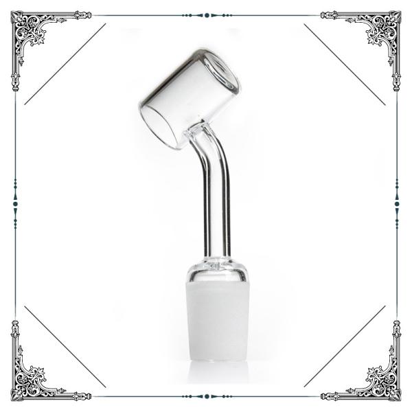 45 Degree Quartz Banger Nail For Dab Oil Rigs Bong , 14mm 18mm Joint Size