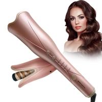 Rosa sem danos ao cabelo 450F 25mm ferro de ondulação de cabelo uma polegada