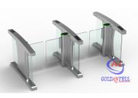Le scanner biométrique solides solubles double porte de tourniquet de Speedlane de canaux