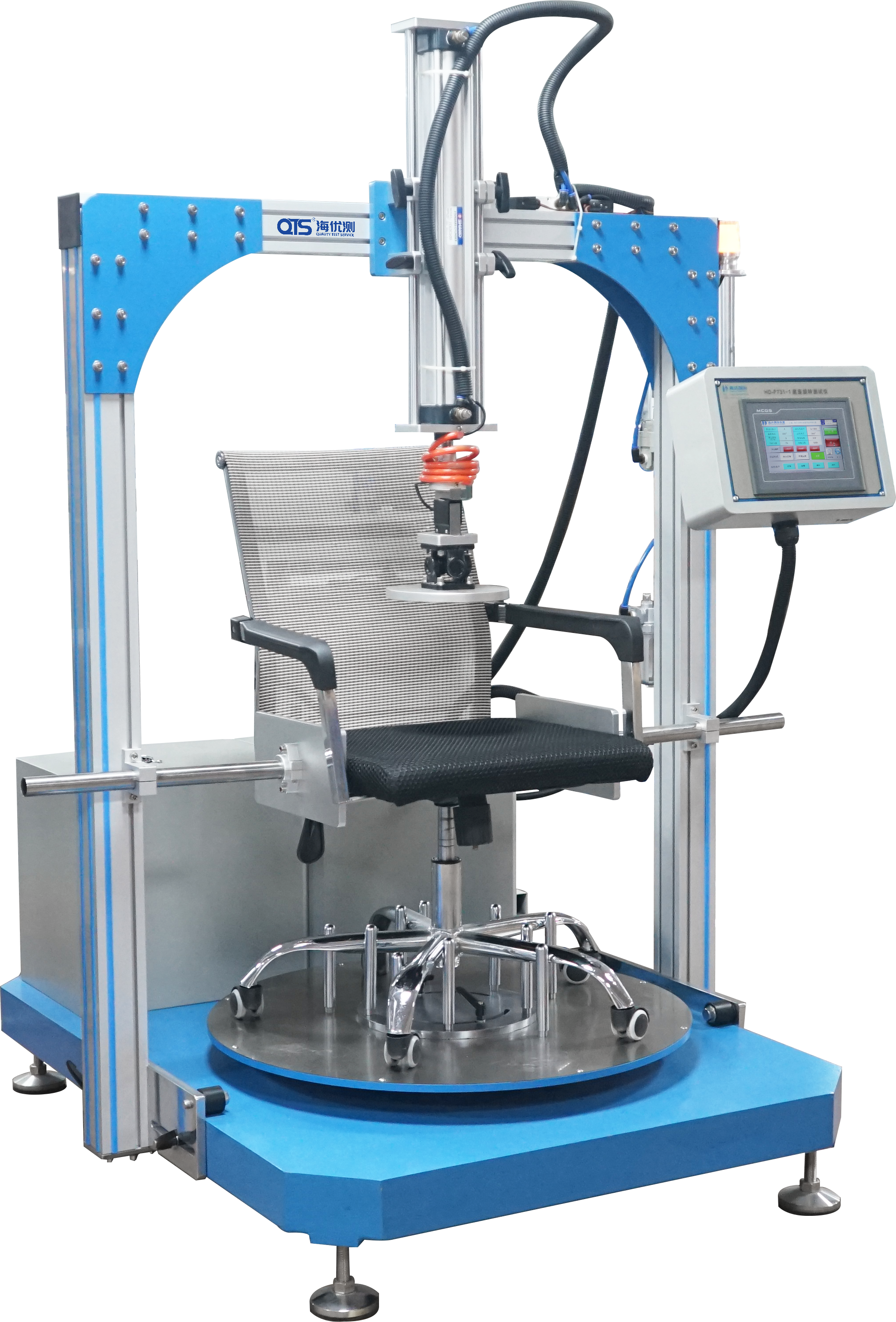 BIFMA X5.1-2002 Furniture Testing Equipment For Office Chair Rotating Testing Equipment