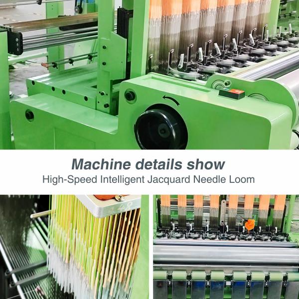 Intelligent Flat Computerized Shuttleless Webbing Loom for Underwear Jacquard Elastic