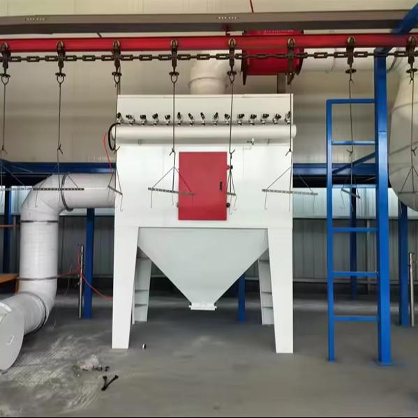Linha de produção de revestimento por pulverização eletrostática para oficina de grande escala em OEM