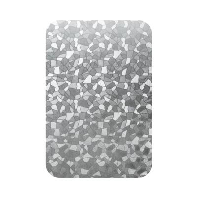 1219 x 2438mm Stainless Steel Embossed Sheet Backsplash 201 1.2mm Bamboo Pattern