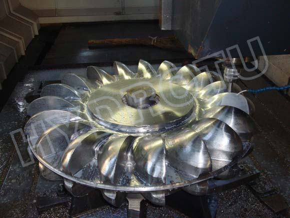 Stainless Steel Pelton Turbine Runner for 80m-1000m Water Head with 0.5MW-20MW Capacity