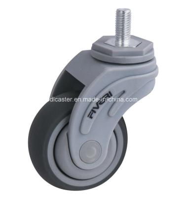 Equipamento industrial Fiveri K5404-736 4 135kg TPR Roda giratória com 100mm de diâmetro